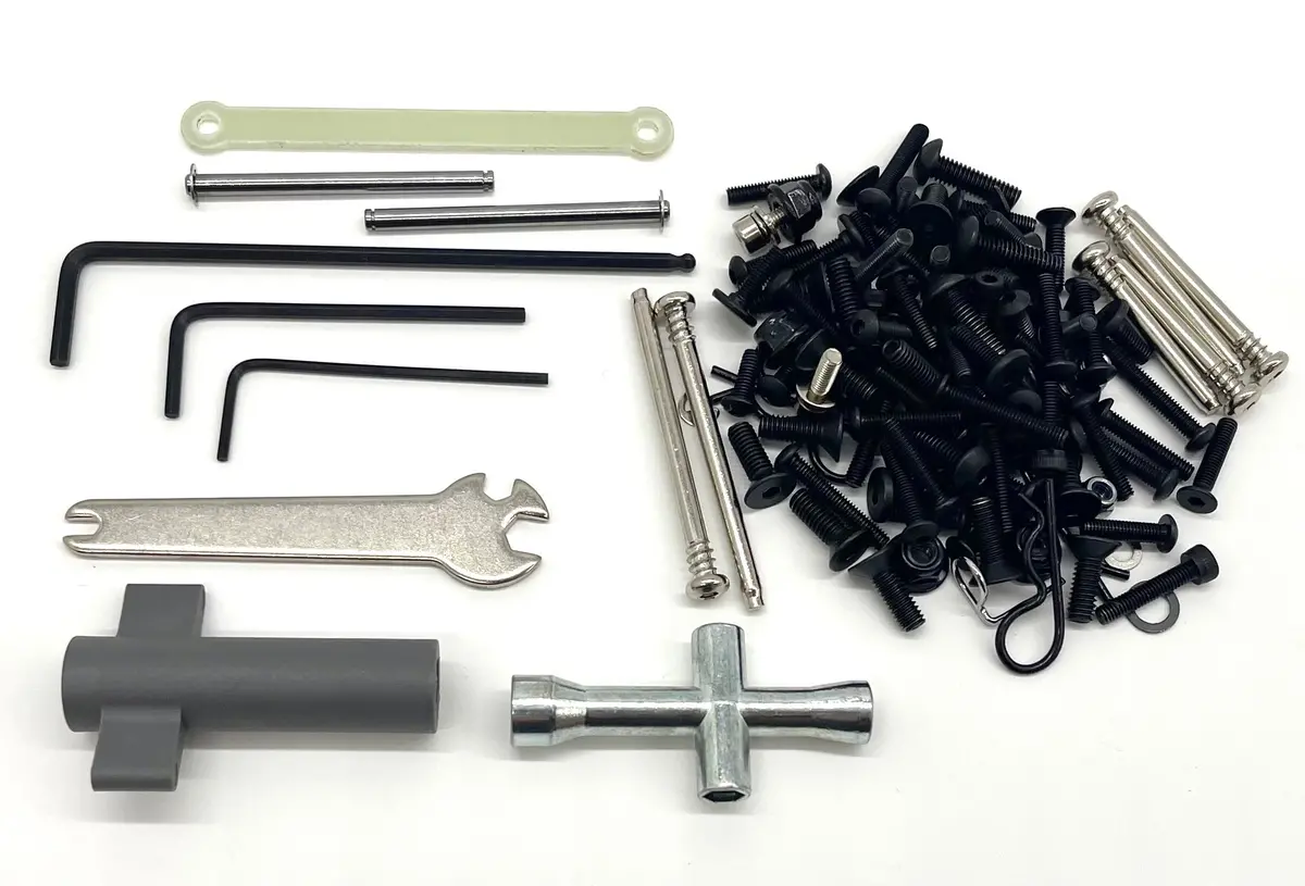 Drag Slash - Screws & Tools Set Wheel Nuts Suspension Pins 94076-4 2