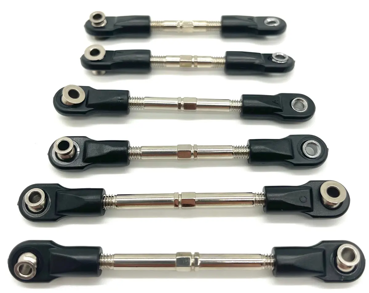 Drag Mustang - Tie Rod Set Turnbuckle Camber Links Traxxas 94046-4 1