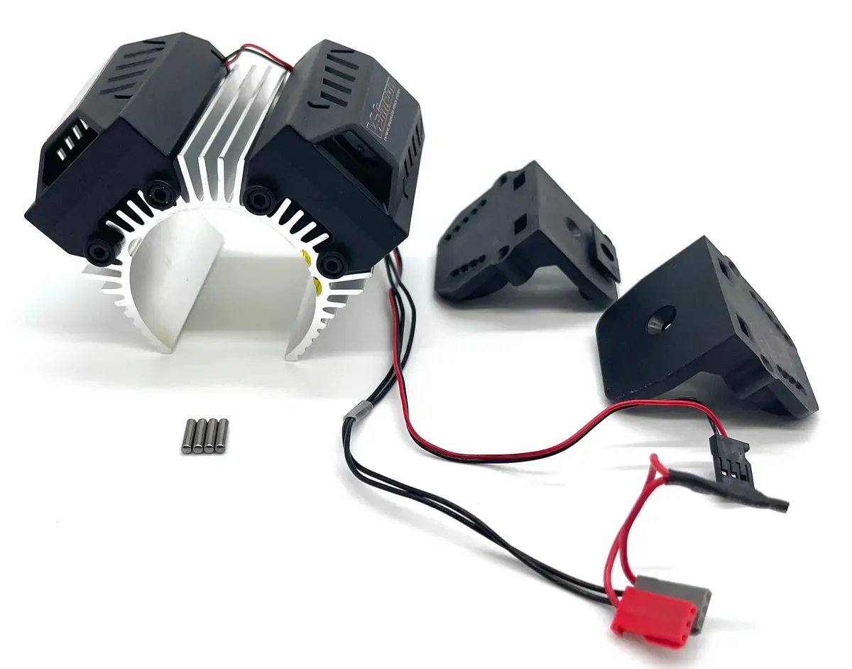 Sand Car Heat Sink, Motor Mounts & Coolings Fans Traxxas 109076-4 1