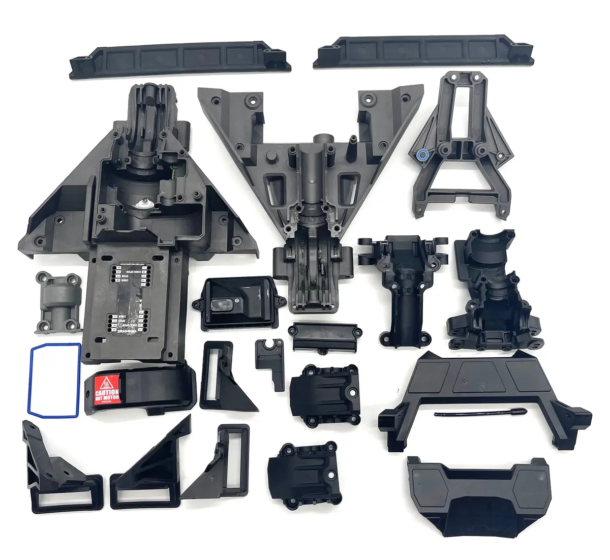 Fits Xrt Plastic Set (Front Rear 8S Bulkhead Covers Receiver Box 78086-4 1