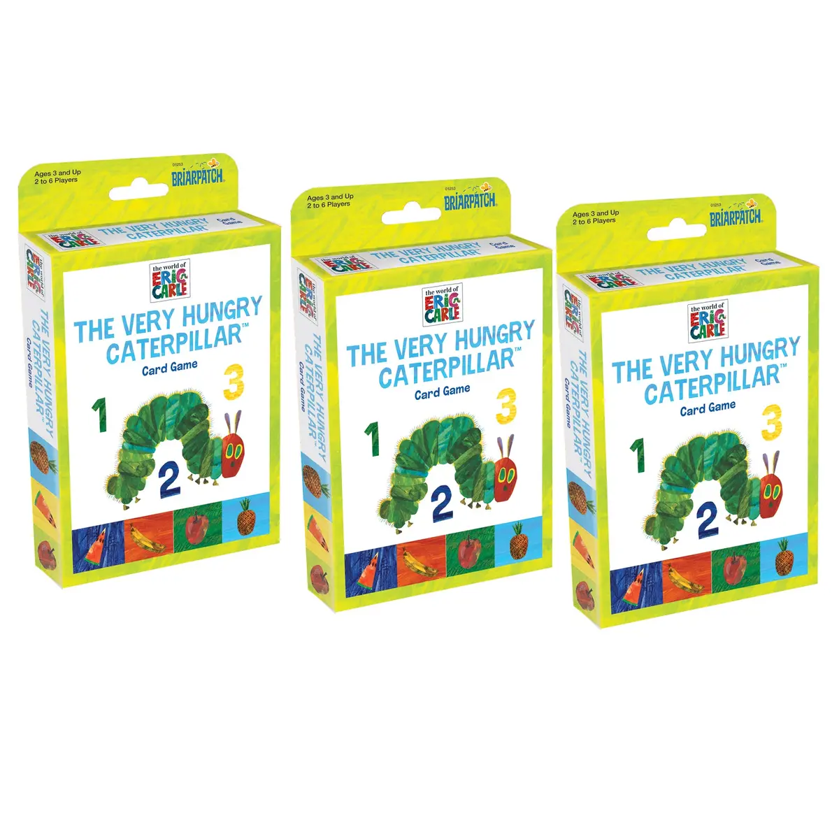 Eric Carle The Very Hungry Caterpillar Card Game Trio Pack 1