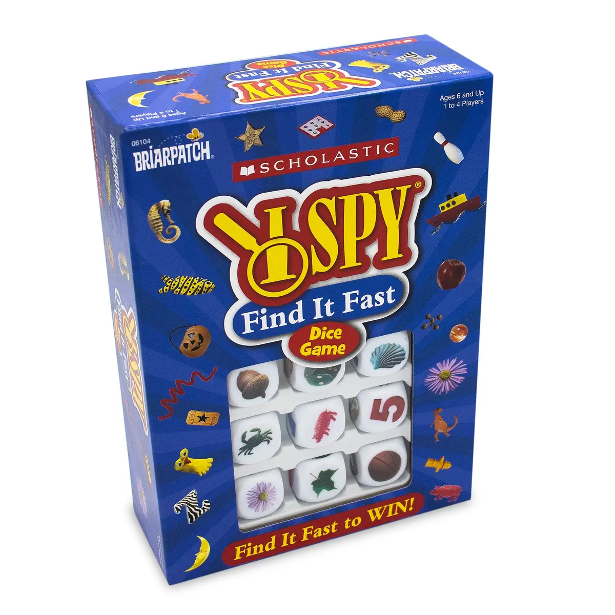 Briarpatch Scholastic I Spy Find It Fast Dice Game 1