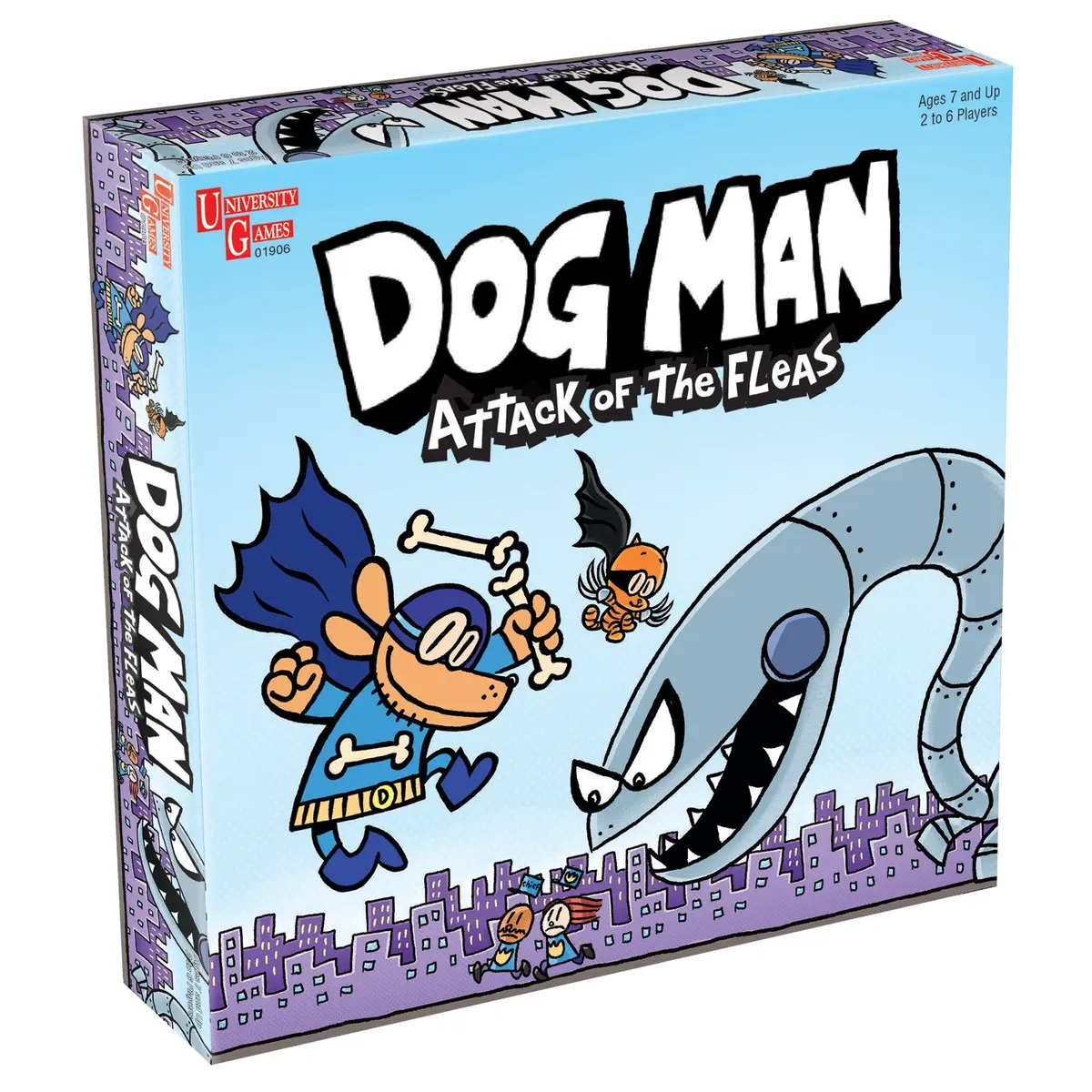 Dog Man: Attack Of The Fleas Board Game By University Games 1