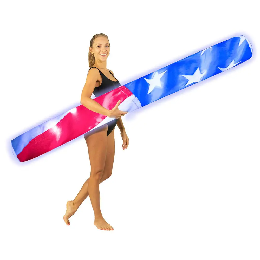 Patriotic Stars & Stripes Led Illuminated Super Noodle 1