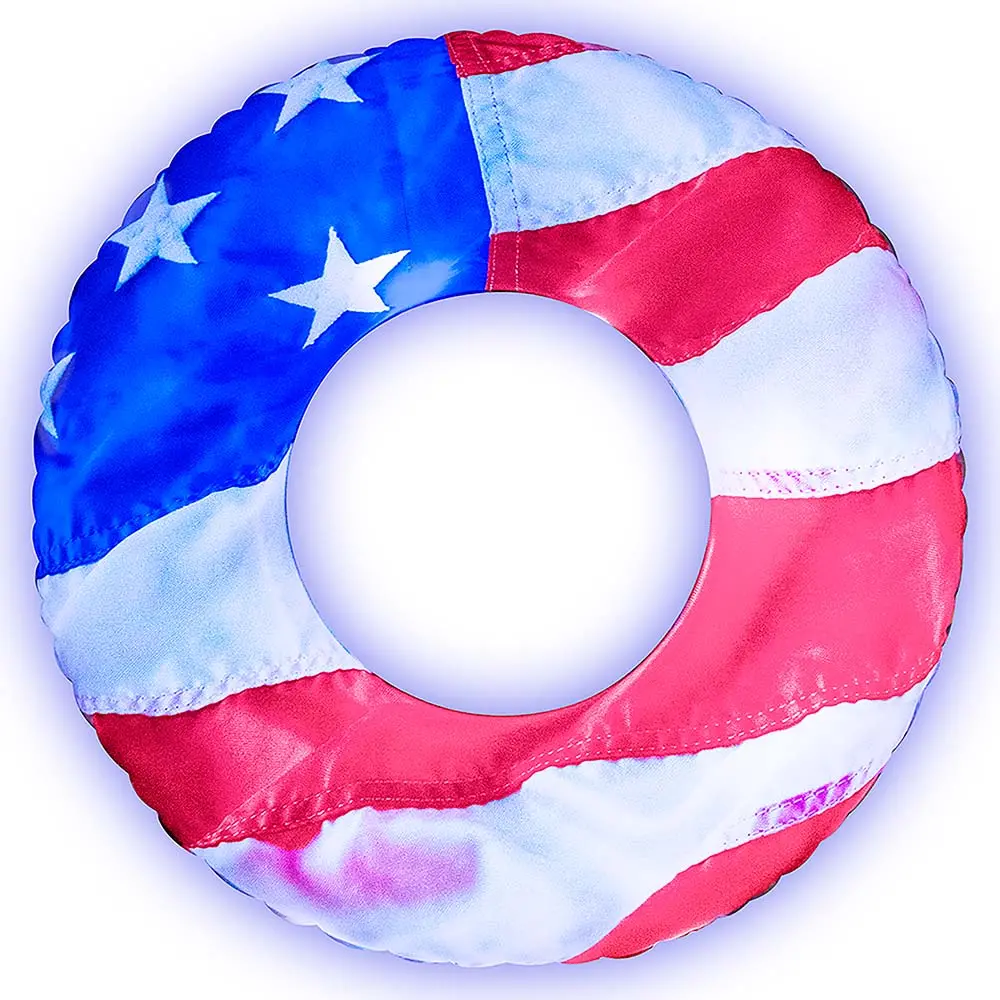 Poolcandy Stars & Stripes 42" Led Jumbo Beach & Pool Tube 1