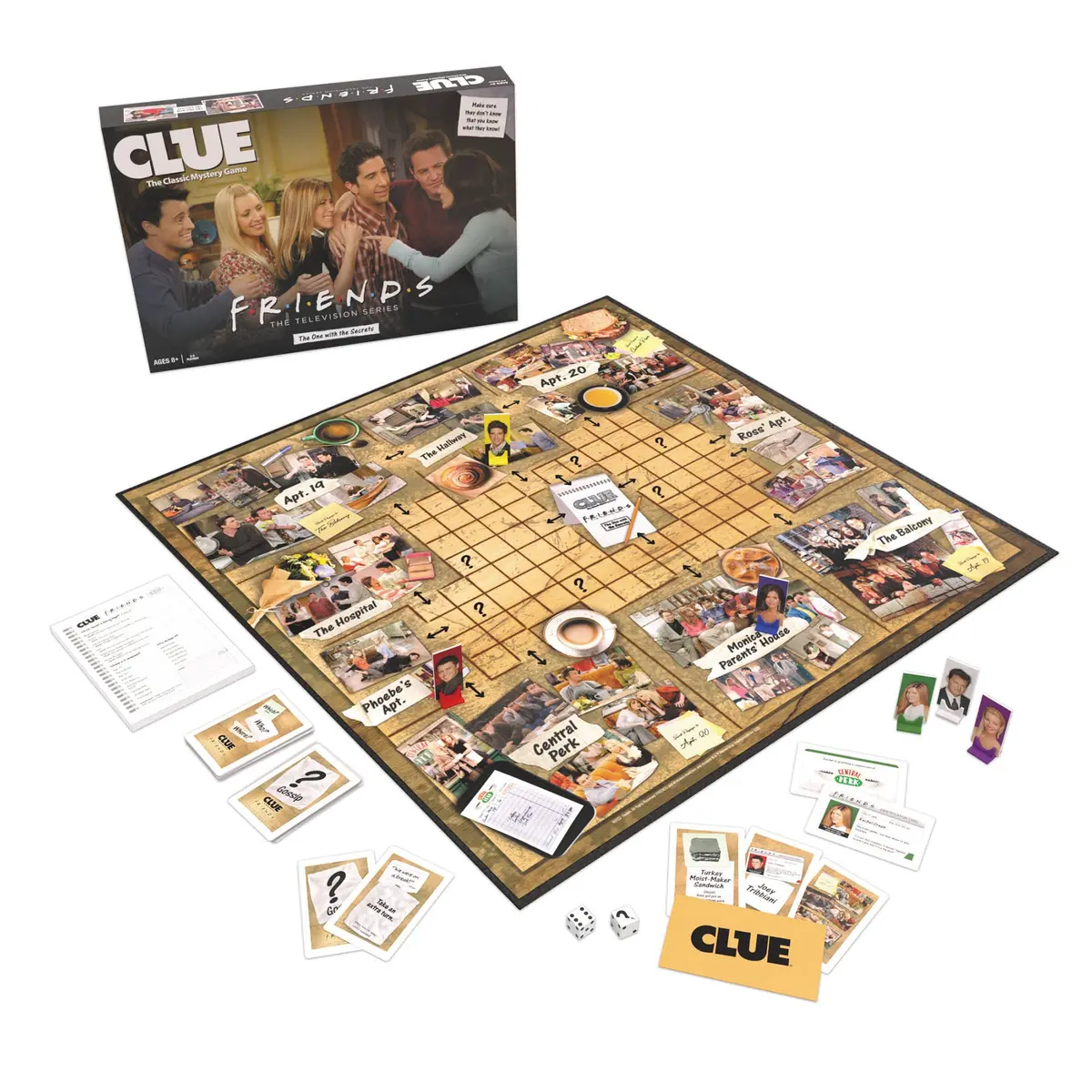 Friends Edition Clue Board Game 1