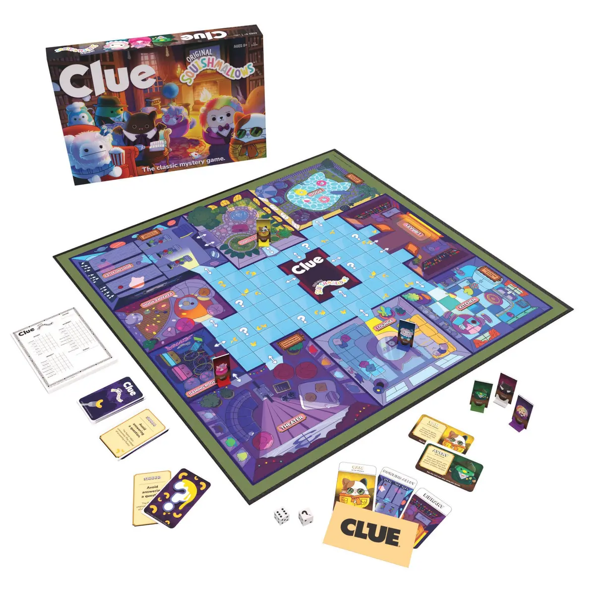 Squishmallows Clue® Mystery Board Game By Usaopoly 1