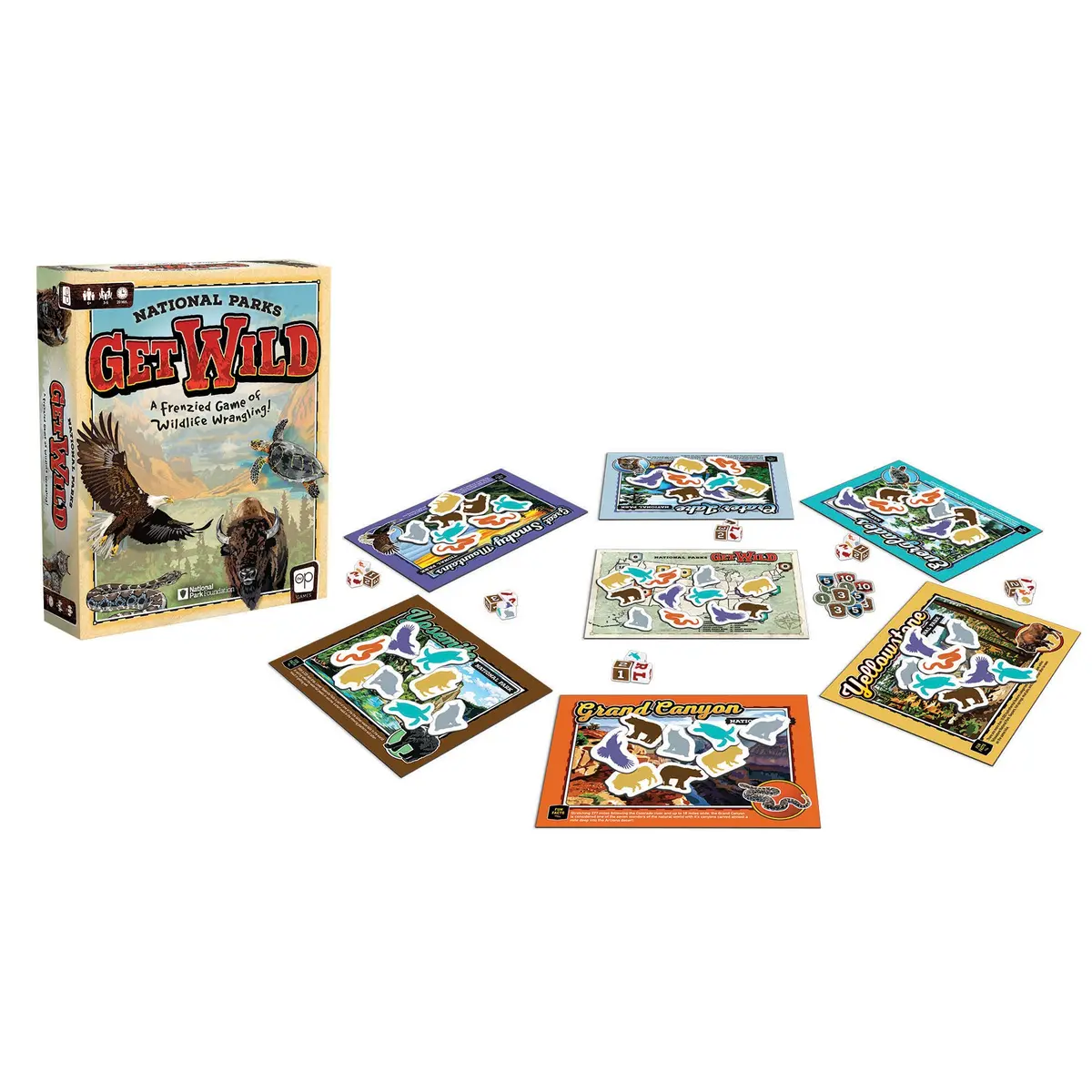 Usaopoly National Parks Get Wild Family Dice Game 1