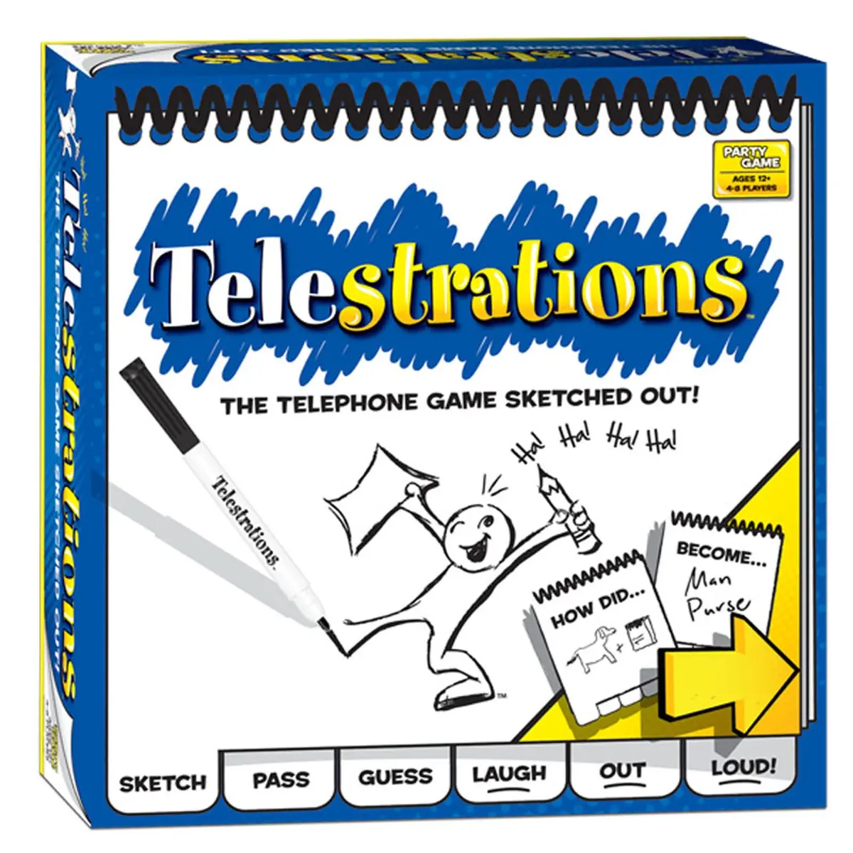 Telestrations Original 8 Player Party Game - Usaopoly 1