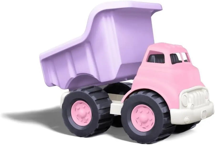 Green Toys Eco-Friendly Pink Dump Truck For Toddlers, Made From Recycled Plastic 1