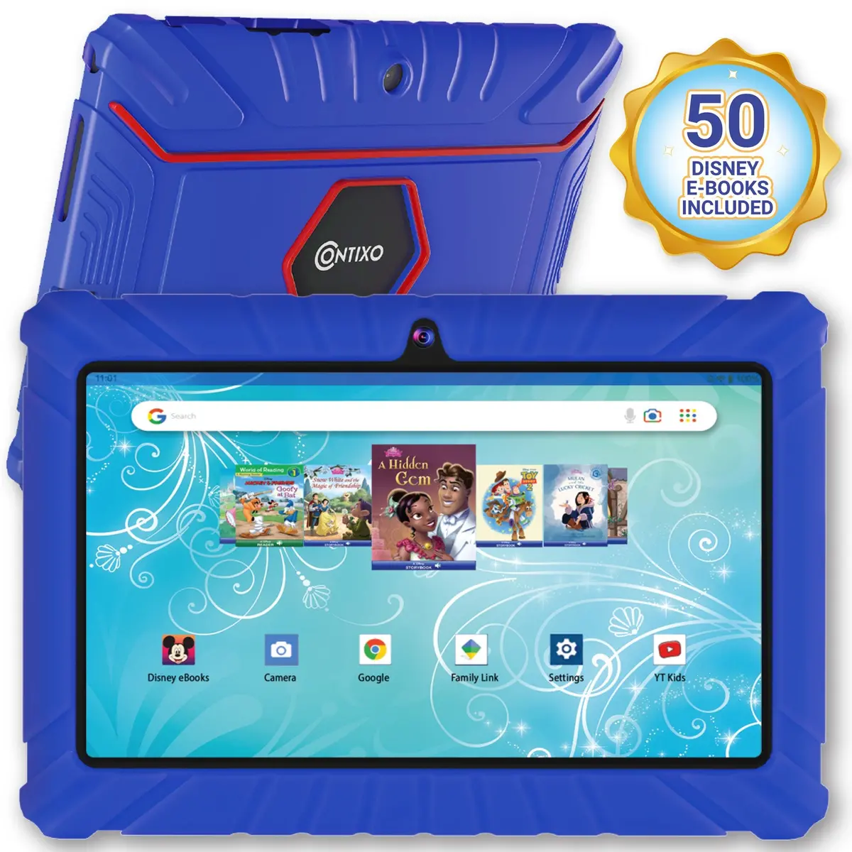 Contixo V8-2 32Gb Kids Tablet With Disney Ebooks - Dark Blue 1