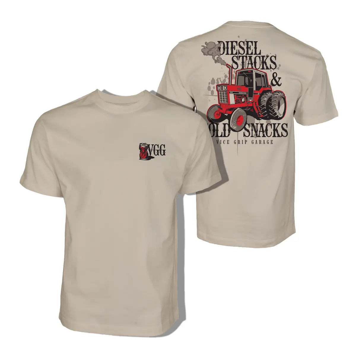 Vgg Diesel Stacks Tractor Shirt 1