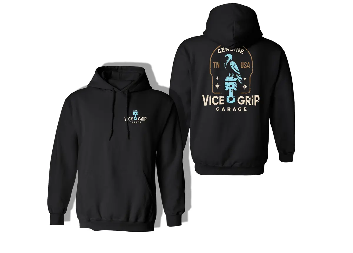 Vice Grip Garage Black Hoodie 1