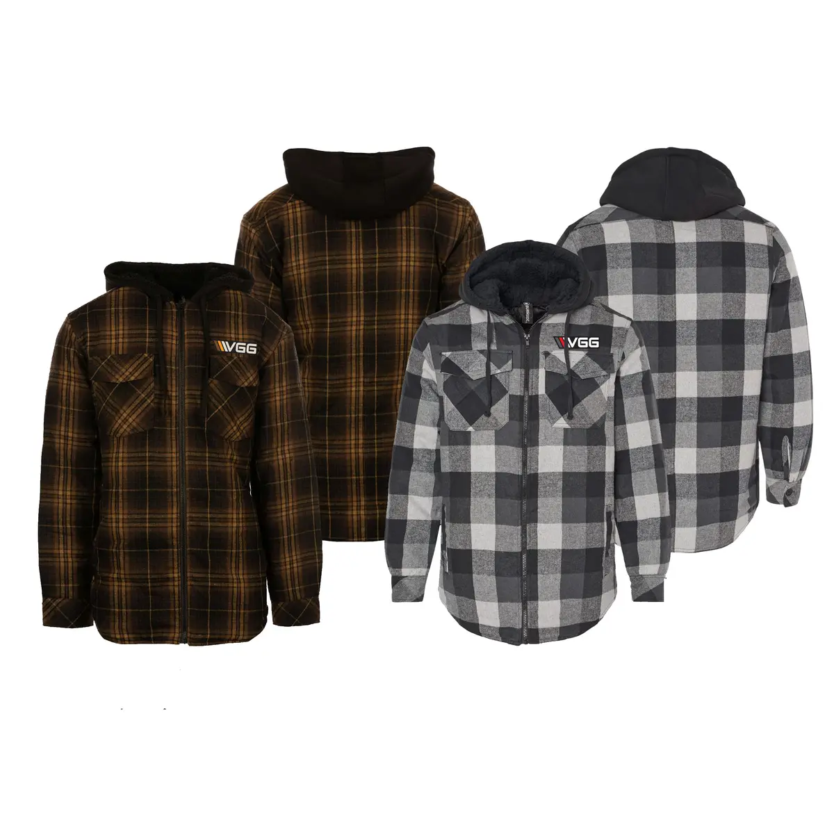 Vgg Lined Flannel Jackets (2 Color Options) 1