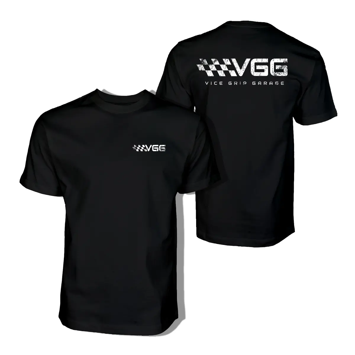 Vgg Simple Black And White Logo Shirt 1