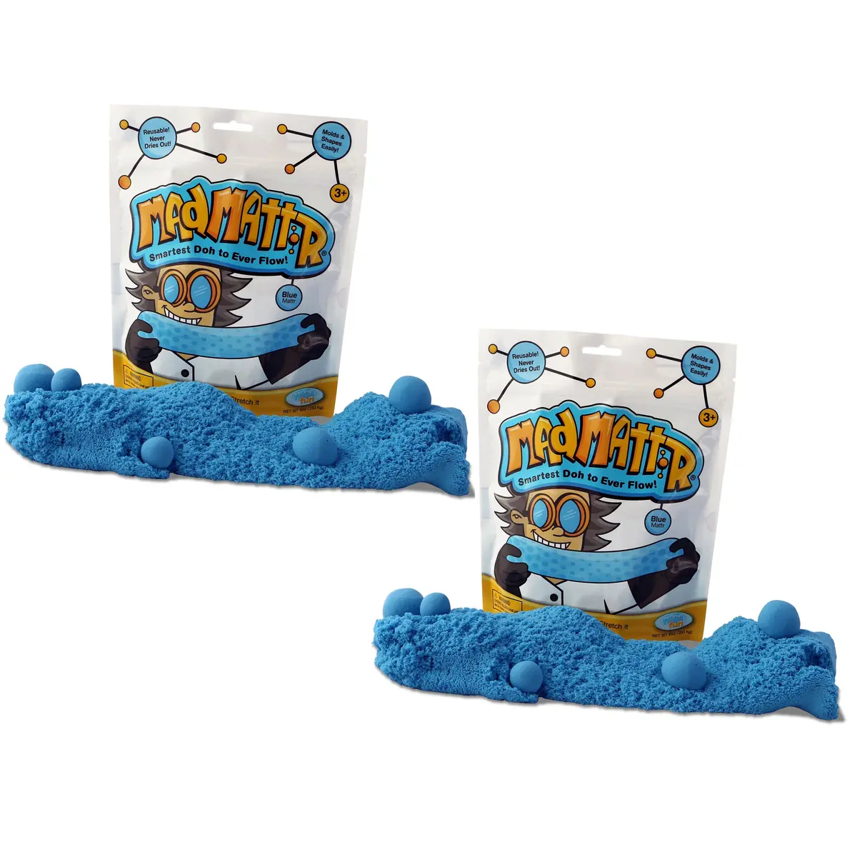 Relevant Play Mad Mattr Molding Compound - Blue 10 Oz Twin Pack 1