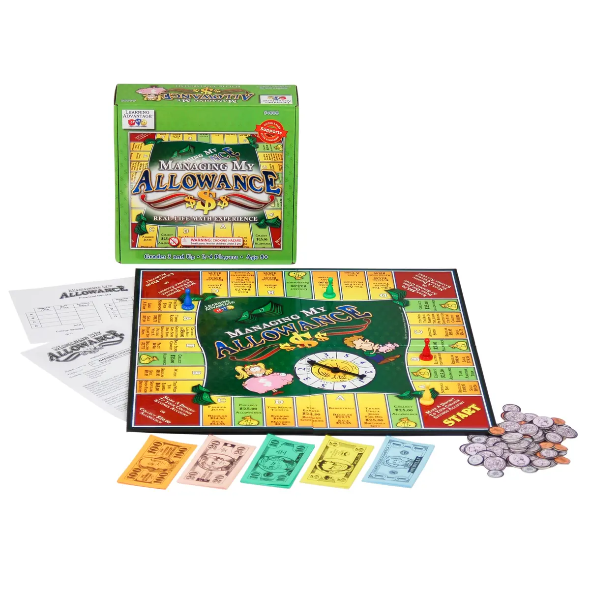 Learning Advantage® Managing My Allowance Game 1