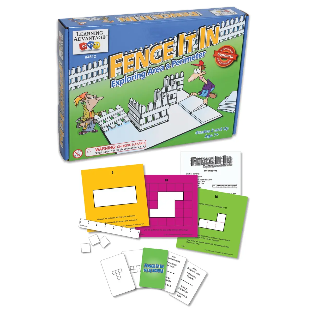 Learning Advantage Fence It In - Area & Perimeter Exploration Game 1