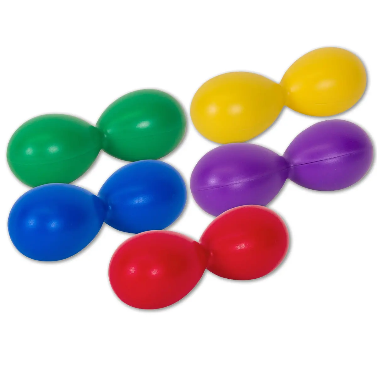 Westco Educational Double Egg Shakers, Vibrant 5-Pack 1