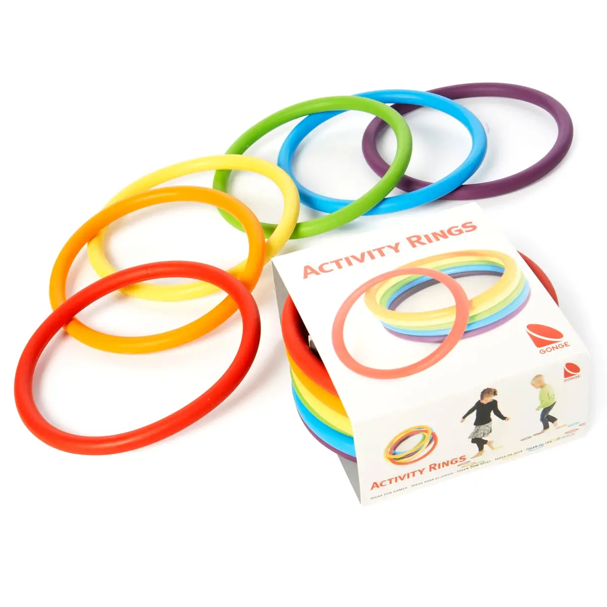 Gonge Colorful Activity Rings, Set Of 6 1