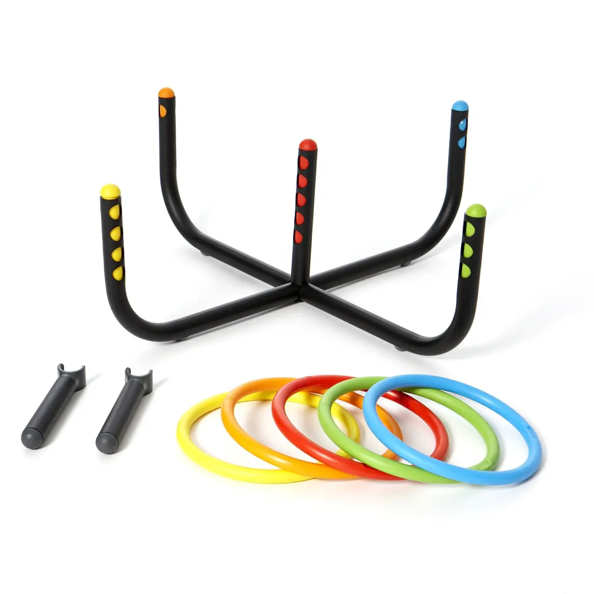 Gonge Colorful Ring Toss Game With 6 Rings For Backyard Fun 1
