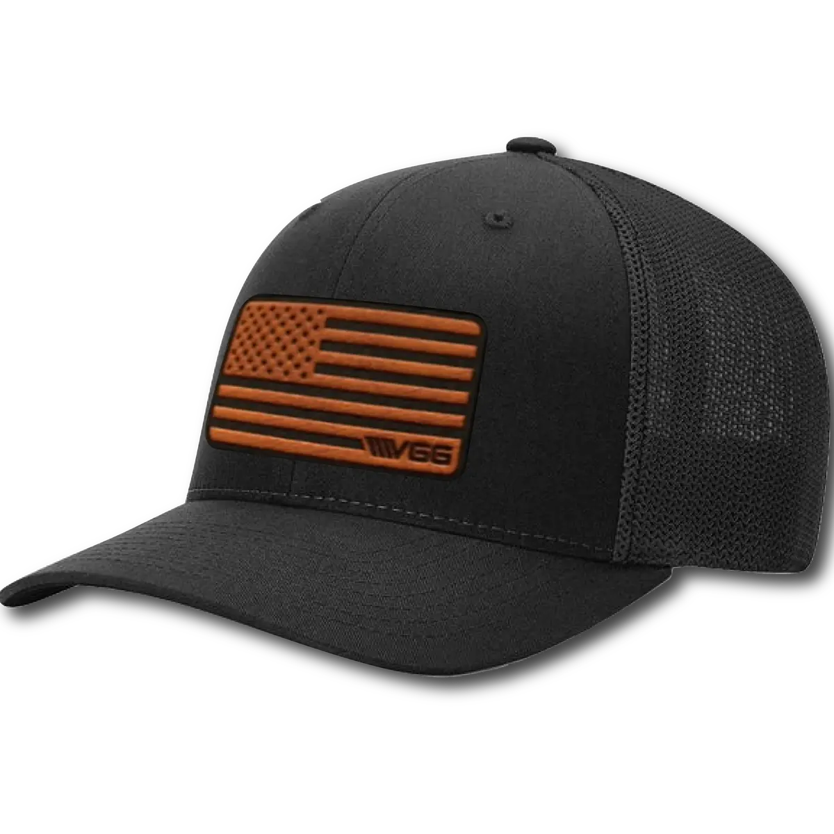 Black Flex Fit Hat Vgg Patch 1