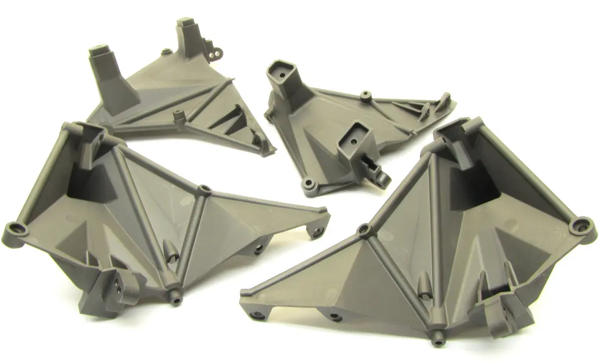 X-Maxx Ultimate Shock Towers (Front Rear Left & Right Halves) Traxxas 77097-4 1
