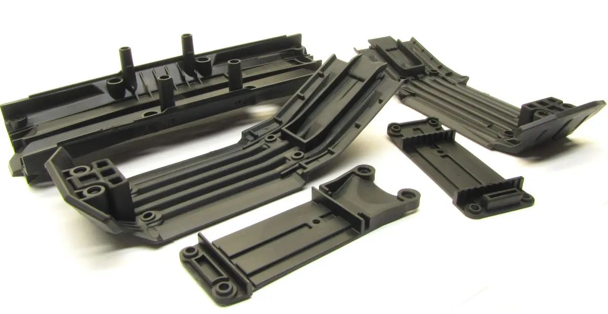 X-Maxx Ultimate Skid Plates (Front Rear Center Tie Bar Mounts, Cushion Traxxas 77097-4 1