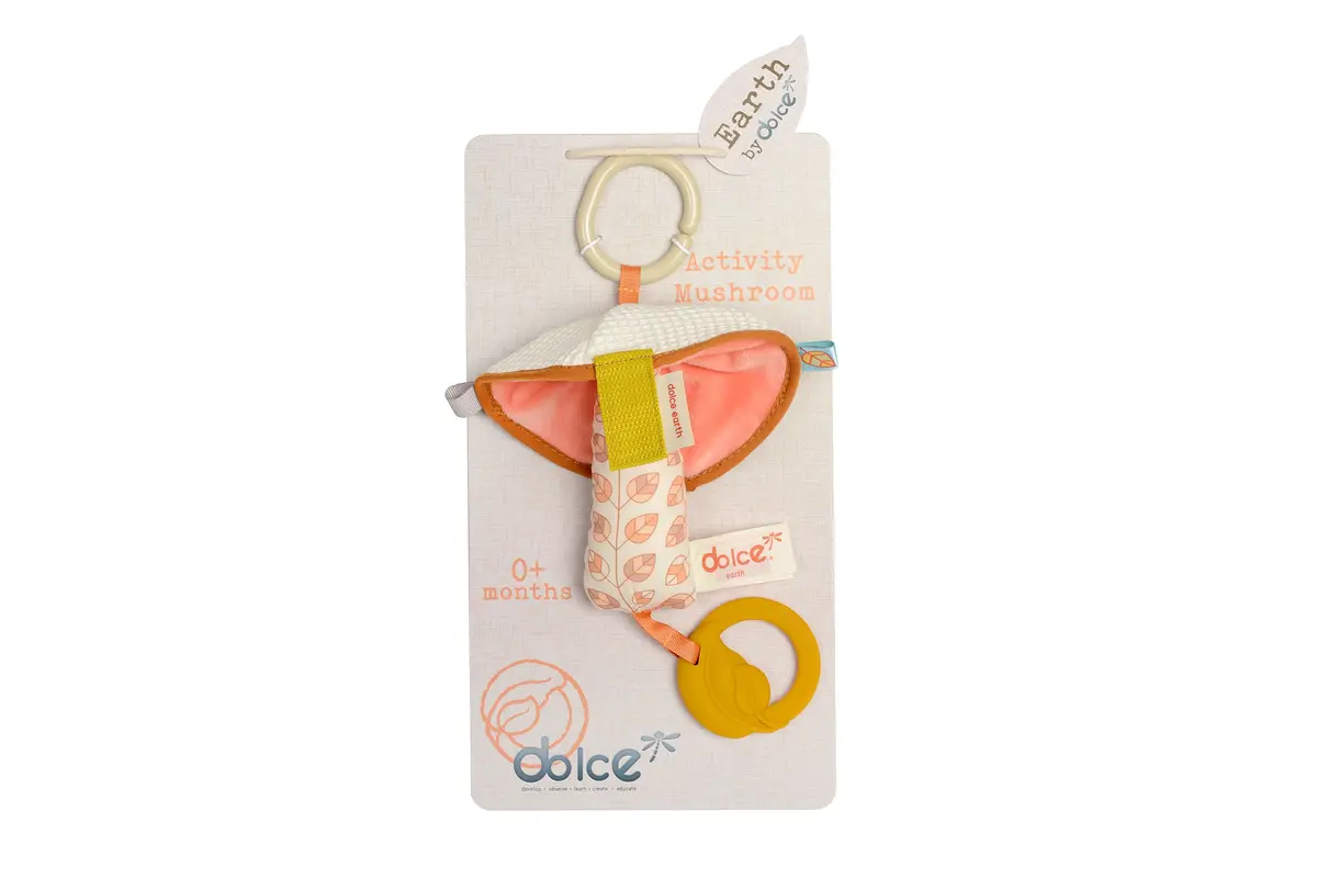 Dolce Activity Travel Mushroom - Engaging Infant Toy 1