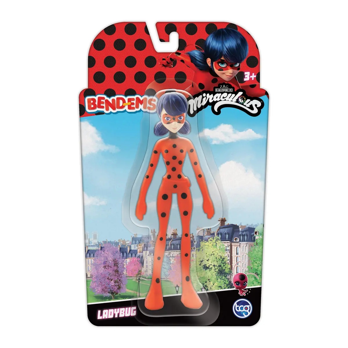 Tcg Toys Miraculous Ladybug Bend-Ems Action Figure 1