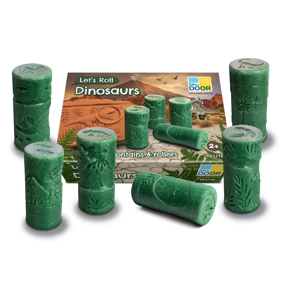 Yellow Door Let's Roll Dinosaurs Play Roller Set 1