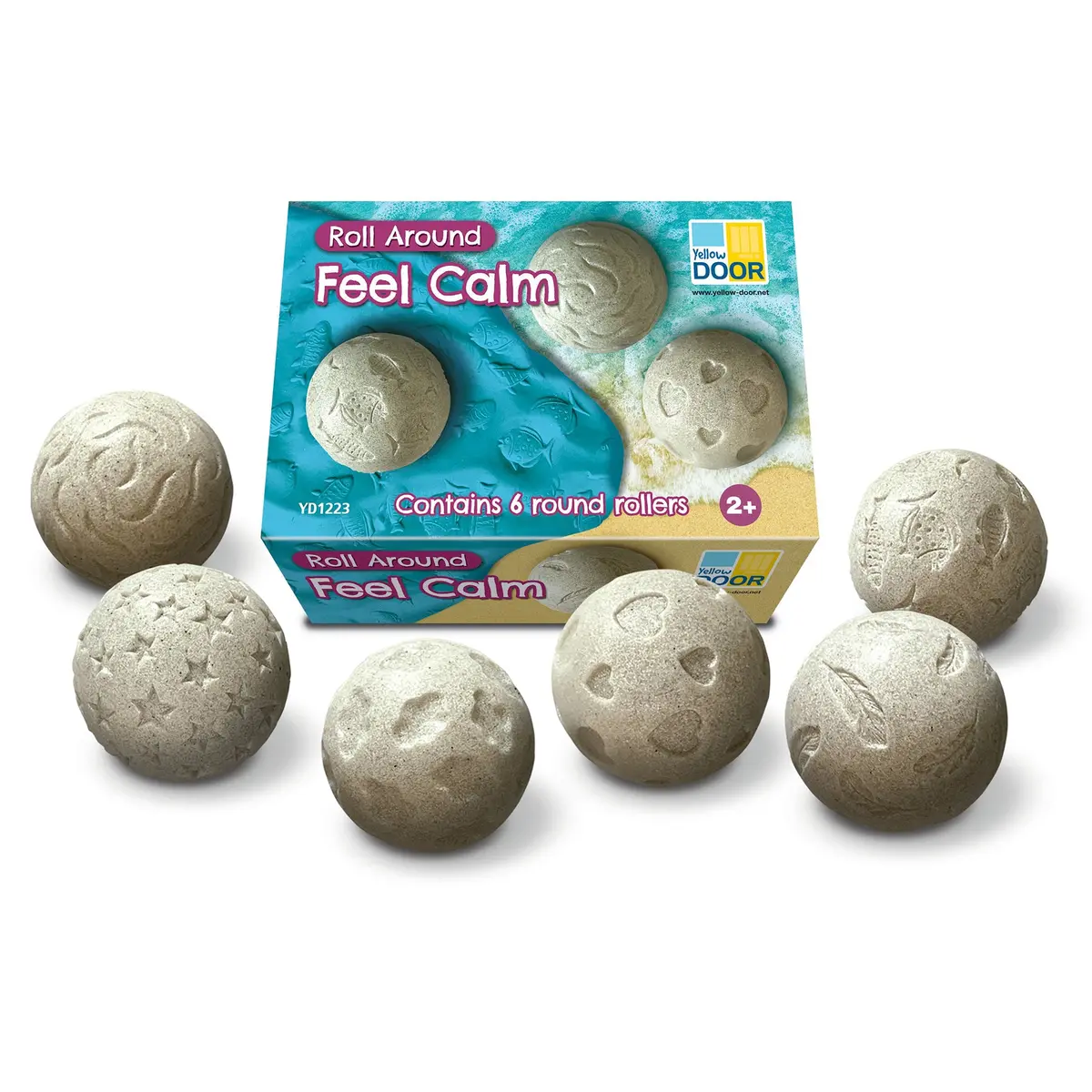 Yellow Door Roll Around - Feel Calm - Set Of 6 1