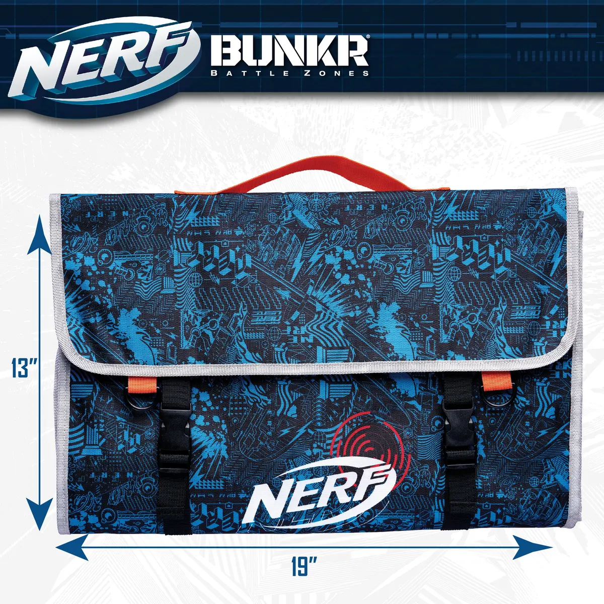 Bunkr Battle Zones Nerf Stow & Go Clash Cache - Organizer 1