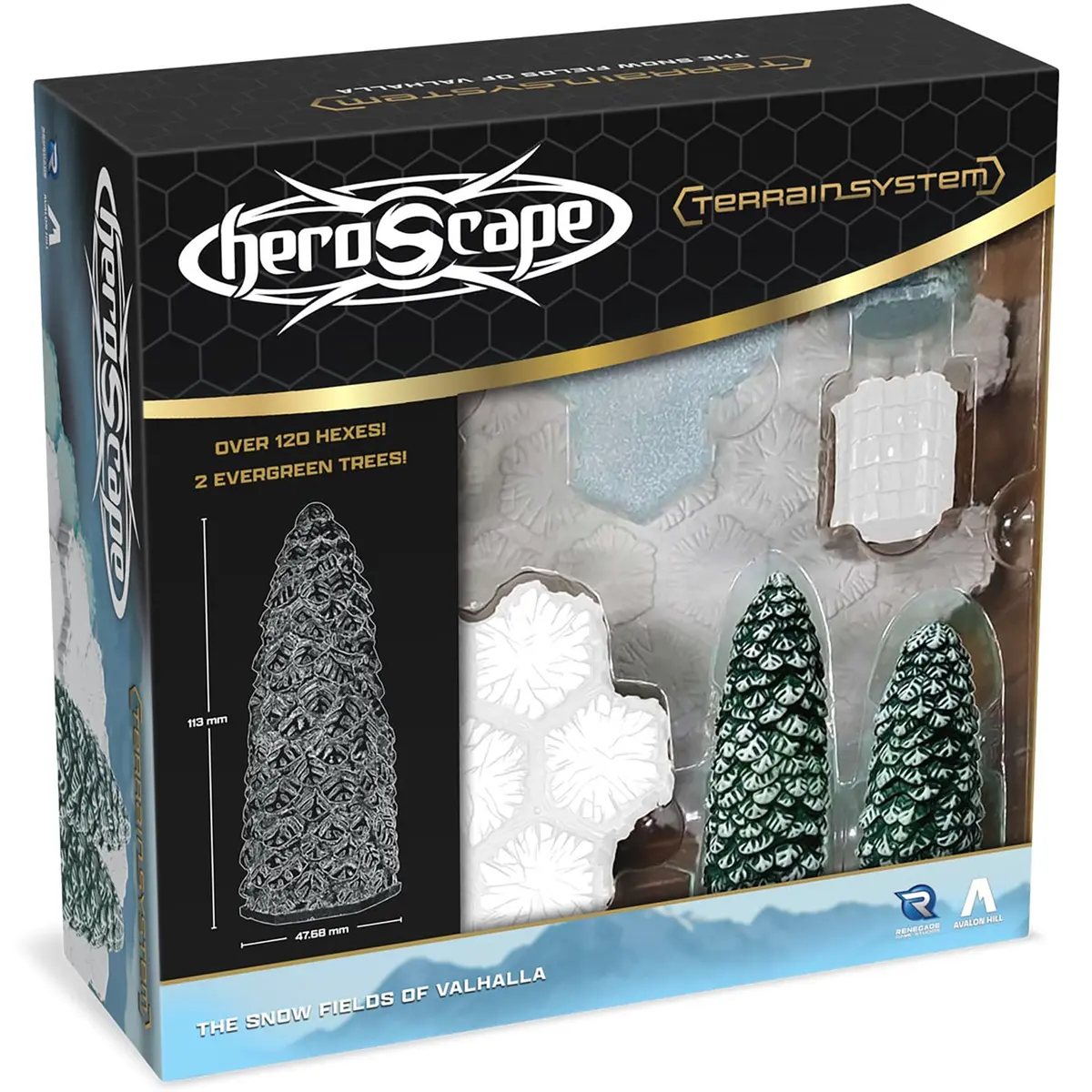 Renegade Games Heroscape Snow Fields Of Valhalla Terrain Expansion Set 1
