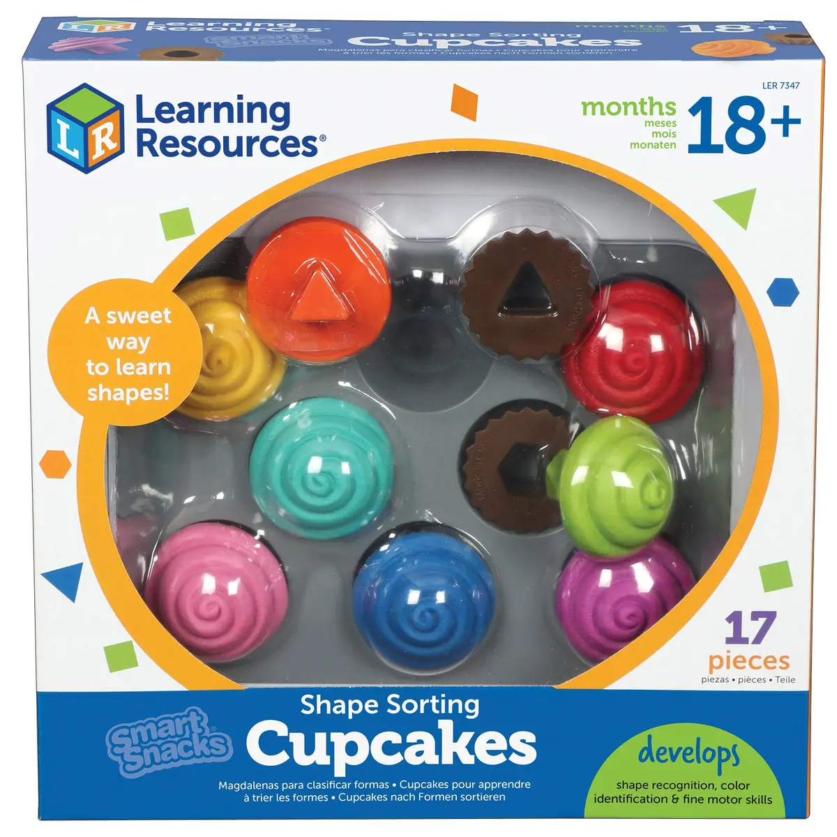 Learning Resources Smart Snacks - Shape Sorting Cupcakes - Educational Toy 1