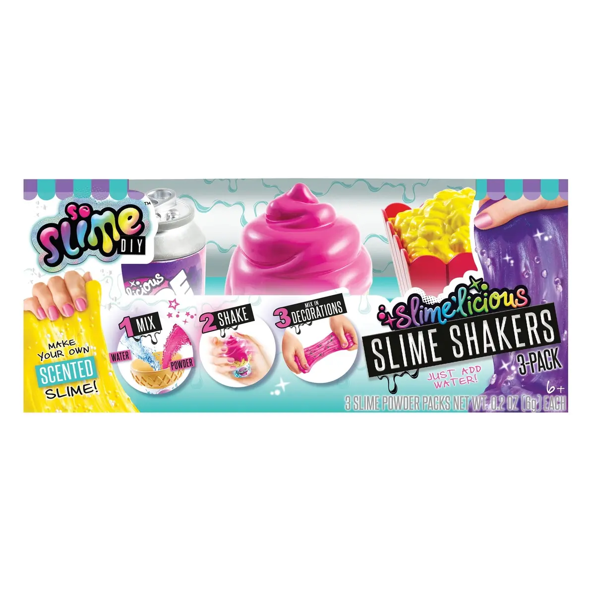 So Slime Diy Slimelicious Treats Collection 3-Pack - Scented Slime Kit 1