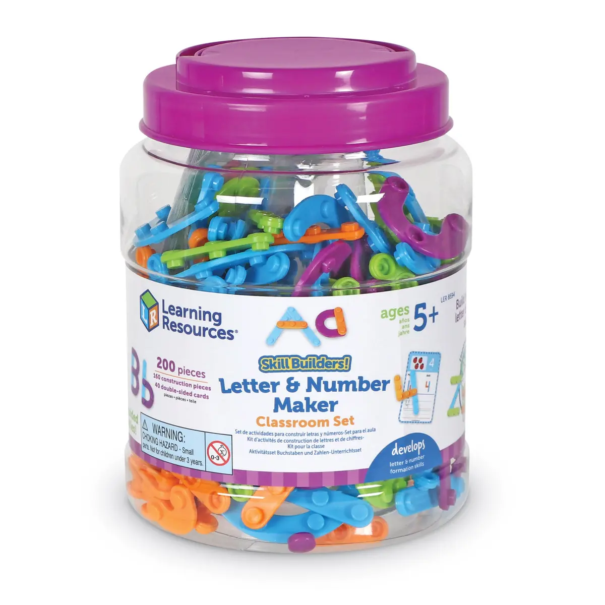 Learning Resources Letter & Number Maker - Educational Classroom Set 1