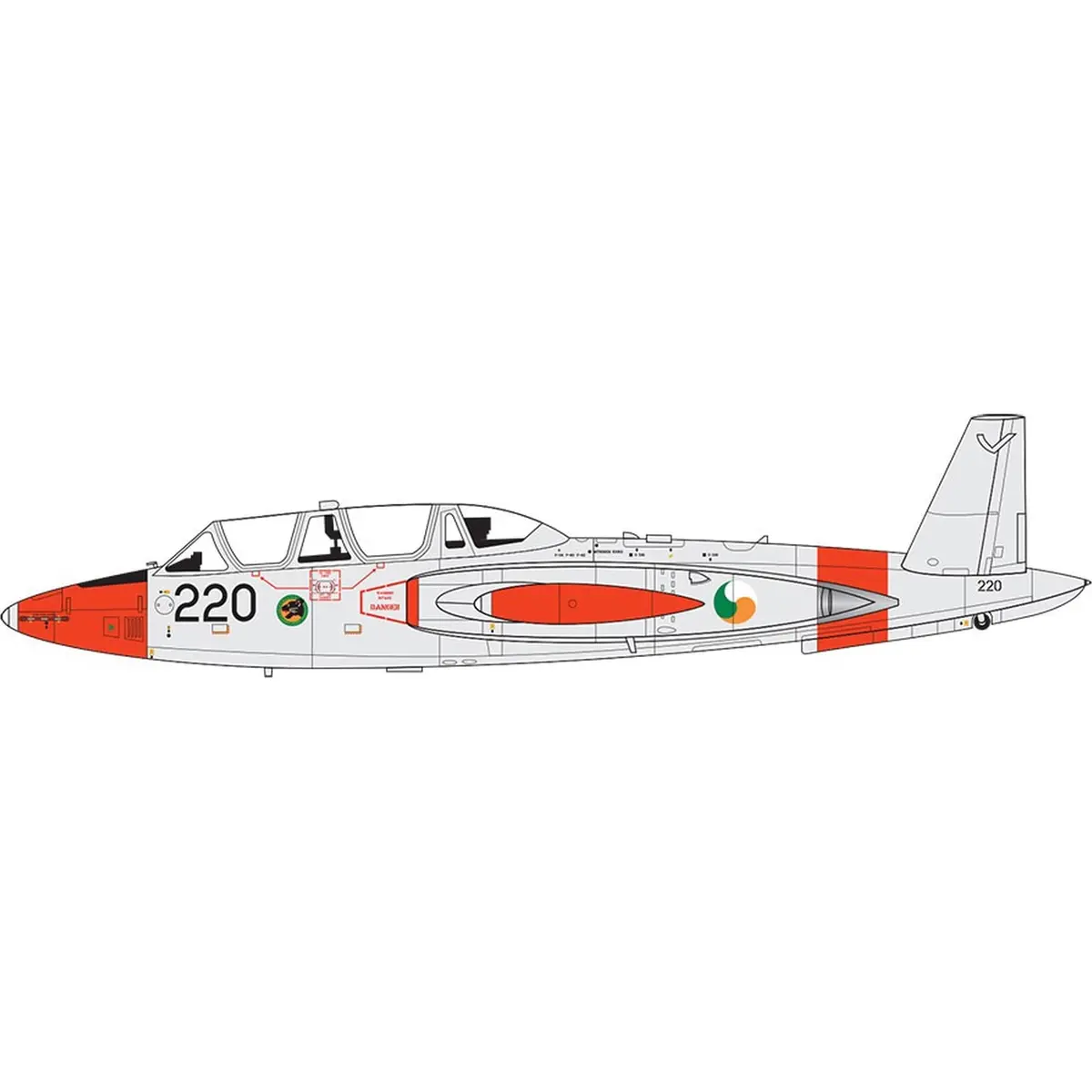 Airfix Fouga Magister Vintage Model Kit 1