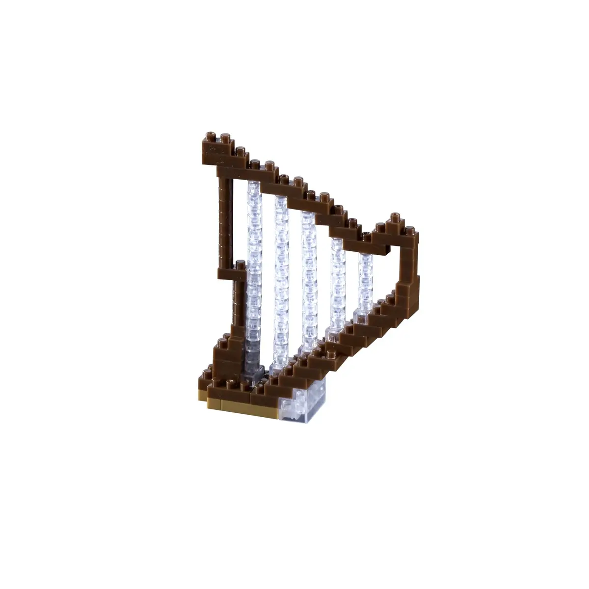 Brixies 115-Piece Harp Building Set - Music-Themed Construction Kit For Ages 8+ 1