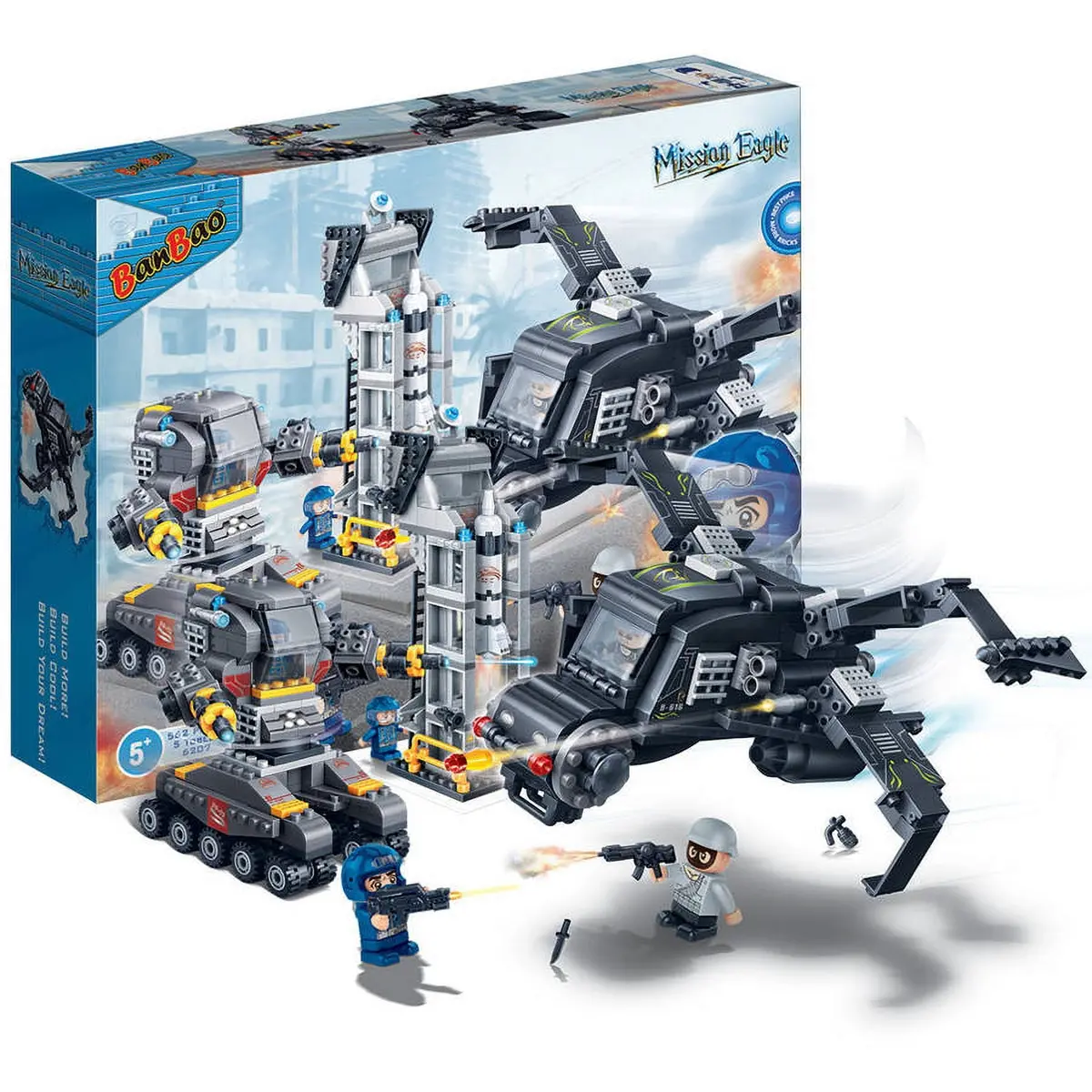 Banbao Mission Eagle Battlefield Playset - Strategic Block Construction 1