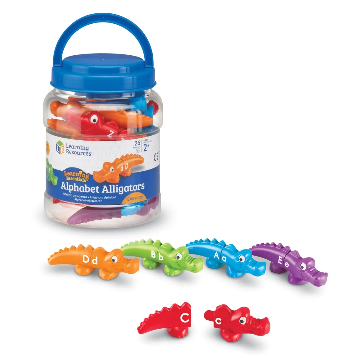 Learning Resources Snap-N-Learn Alpha Gators - Educational Alphabet Matching Toy 1