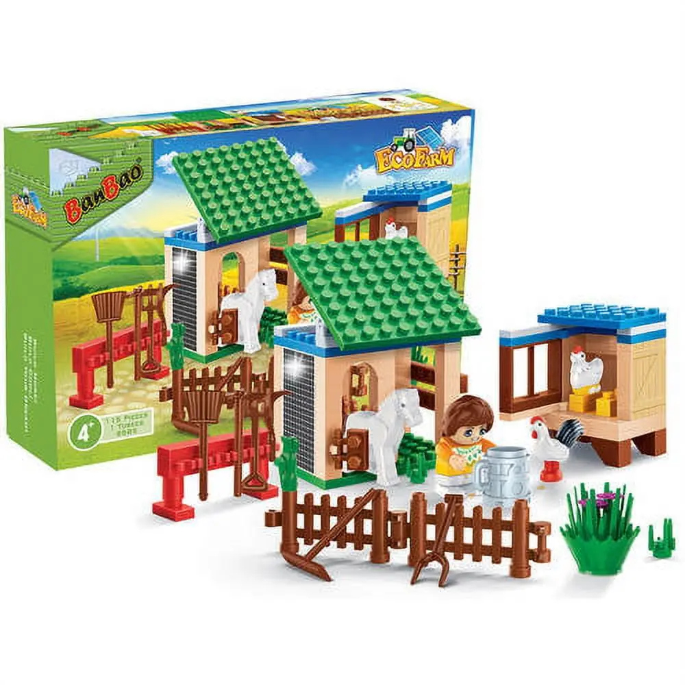 Banbao Animal Farm Adventure Stem Building Kit - 115 Pieces 1