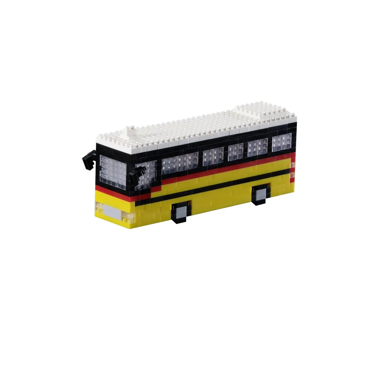 Brixies 330 Piece Swiss Postbus Construction Kit 1
