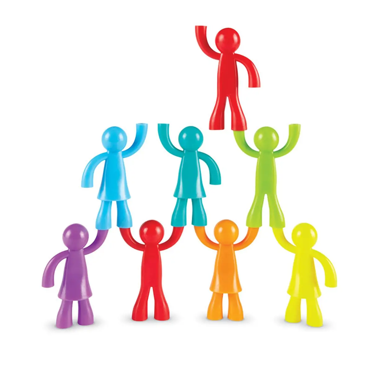 Learning Resources All About Me Buddy Builders - Colorful Stacking Figures - Set Of 32 1