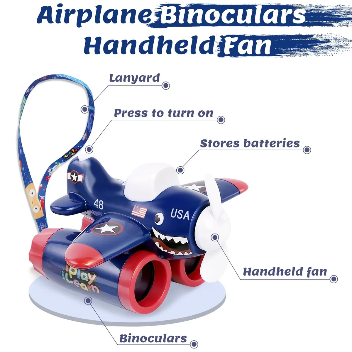Iplay, Ilearn 4X Blue Air Fighter Flynoculars 1