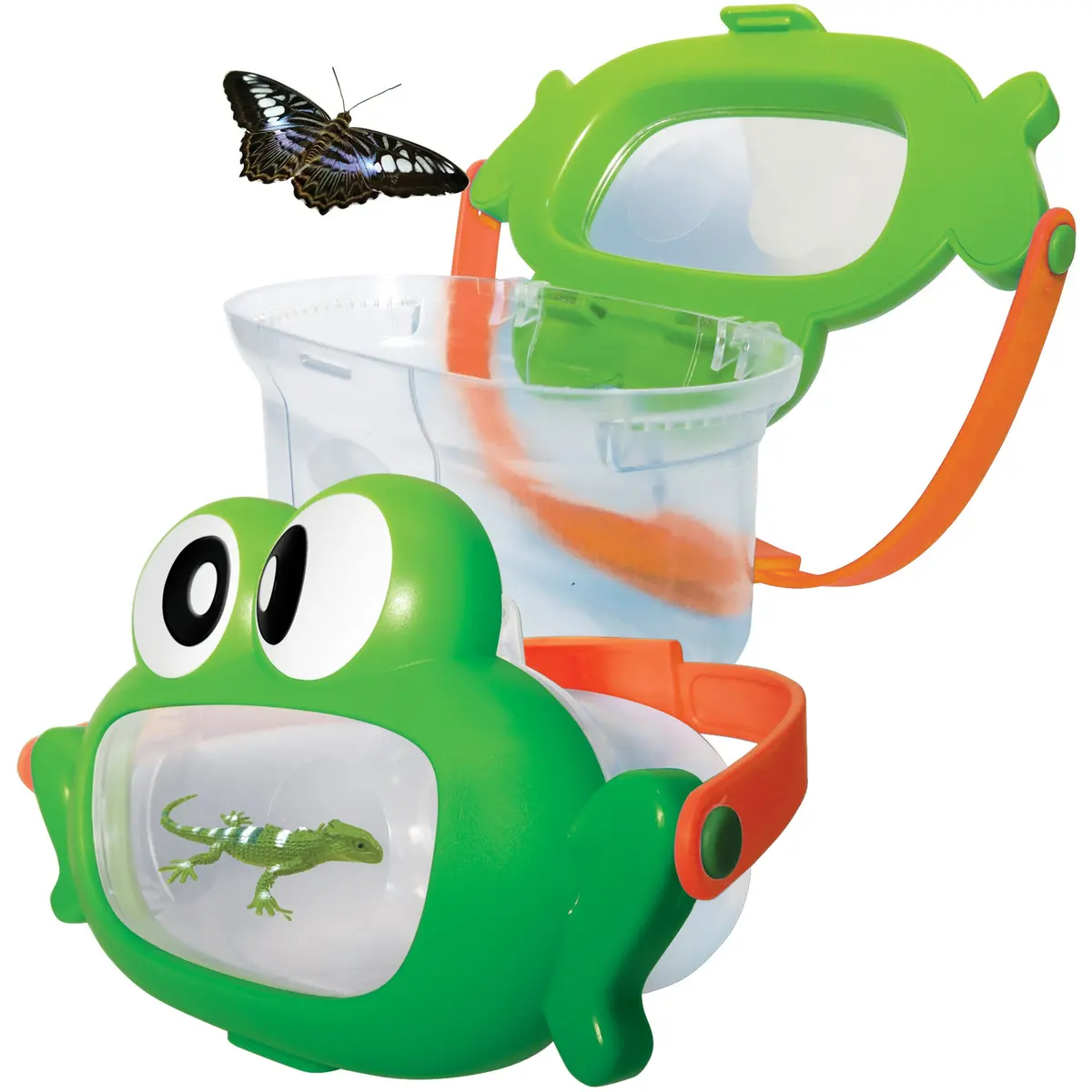 Nature Bound Critter Box Frog Lid Insect Catcher With Magnified Windows For Kids 3+ 1