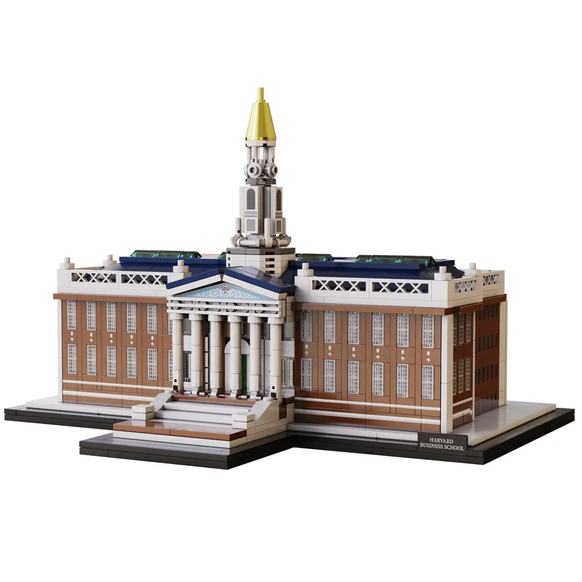 Cada Harvard Business School Baker Library Building Set 1