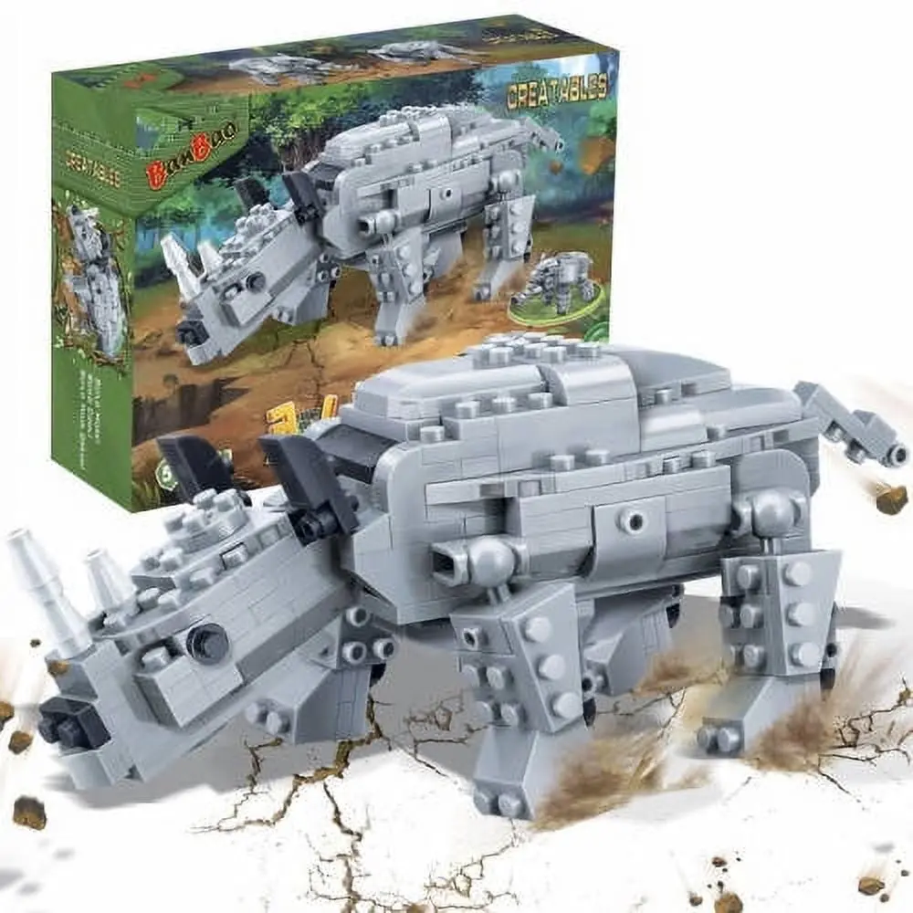 Banbao Ancient Rhino Creative Building Set - 295 Pieces 1