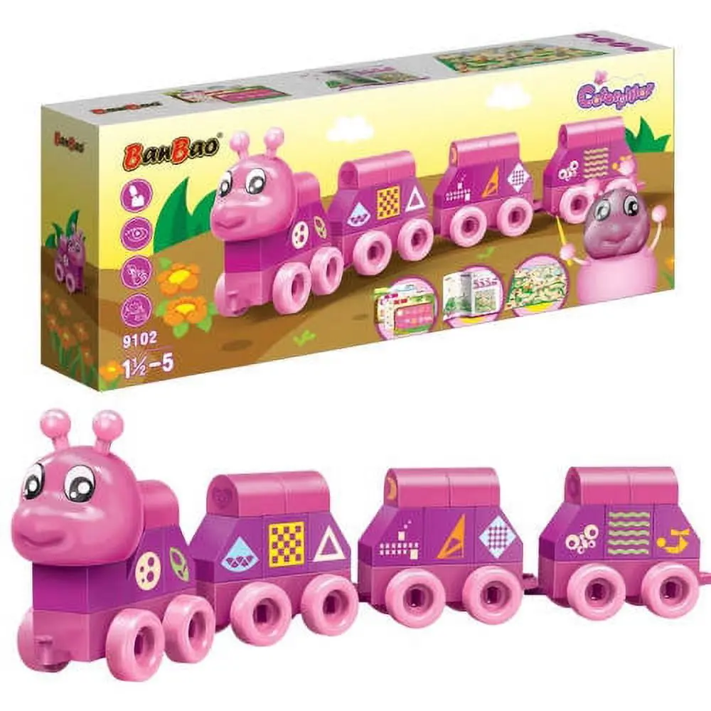 Caterpillar Symbols Building Set - 43 Colored Blocks 1