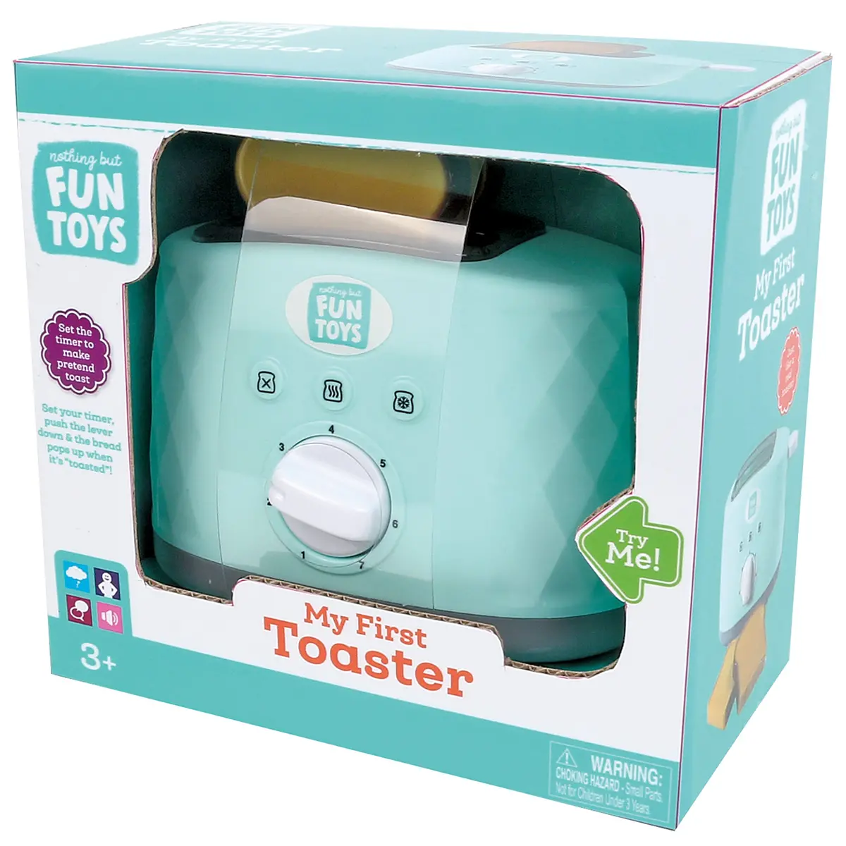 Nothing But Fun Toys My First Toaster - Teal 1